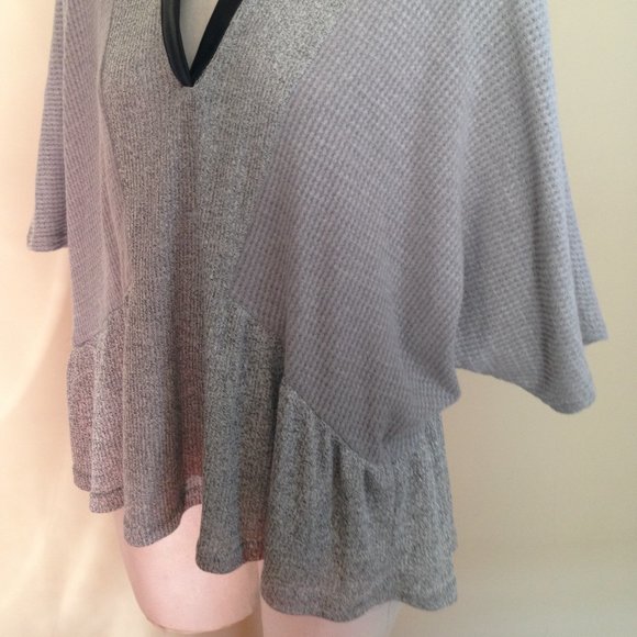 Anthropologie THML Poncho Style Sweater - Picture 2 of 9